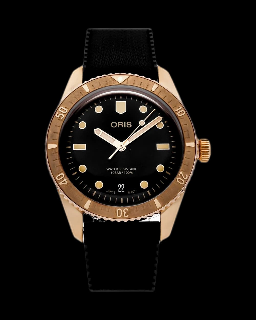 Oris Divers Sixty-Five 38 Cotton Candy Sepia 733 7771 3154
